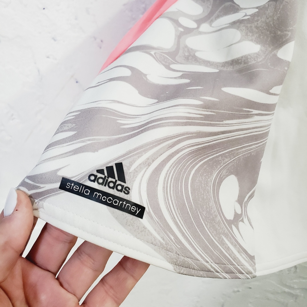 Adidas Stella McCartney Watermelon/White Barricade tennis/pickleball skort - Picture 2 of 13
